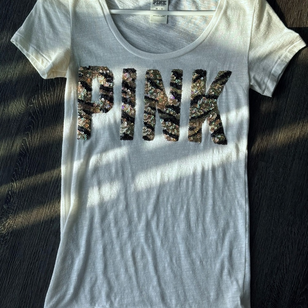 PINK Victoria's Secret White Tee